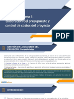 Tema 3.elaboración Del Presupuesto y Control de Costos Del Proyecto