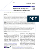 Quantifying Compensatory Strategies in Adults With and Without Diagnosed Autism