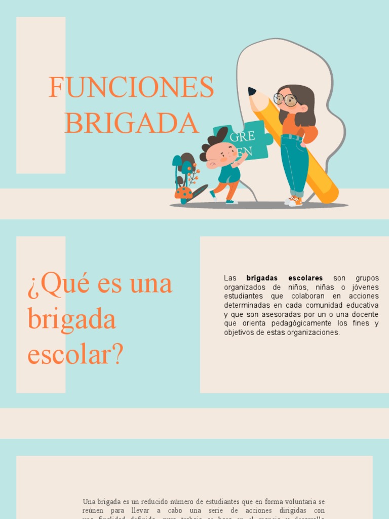 Funciones de Brigadas Escolares | PDF | Policía | Maestros