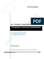 Cours Economie Generale Et Gestion D'entreprise Pour BTS