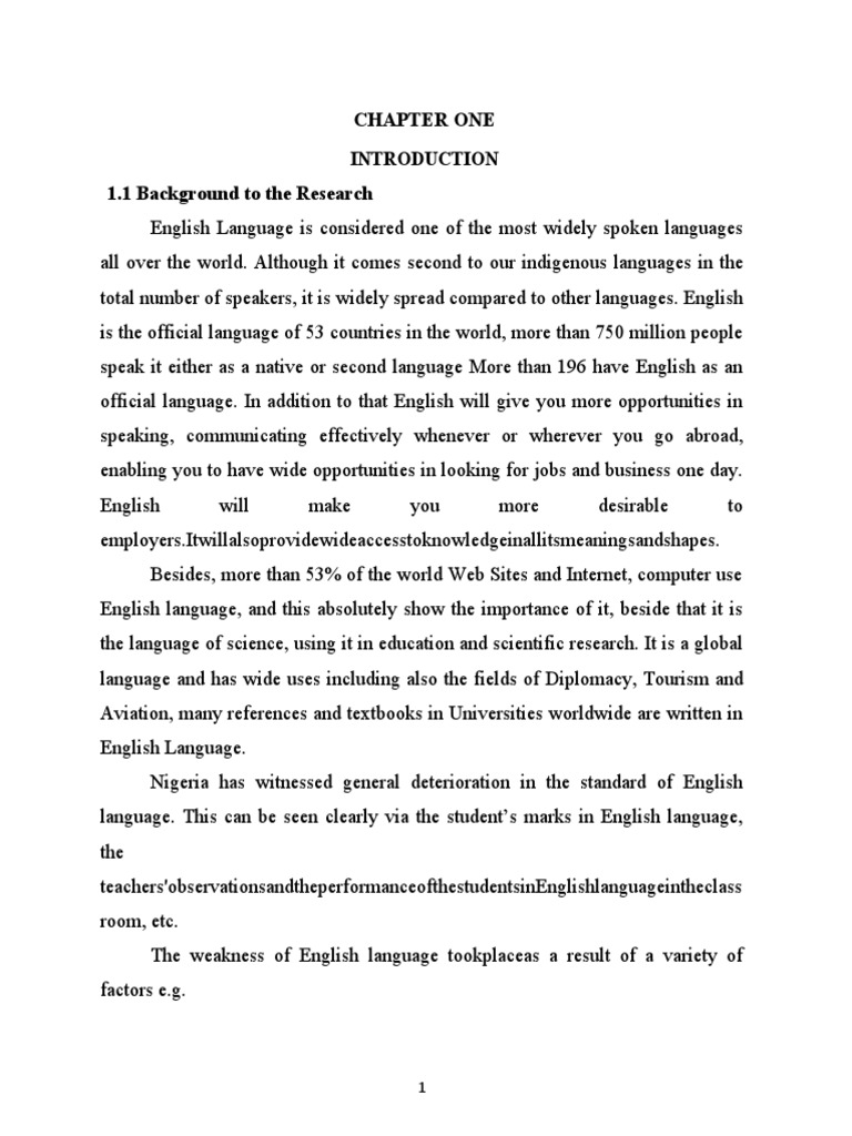 Impact of School Environment on English Performance | PDF | Language ...