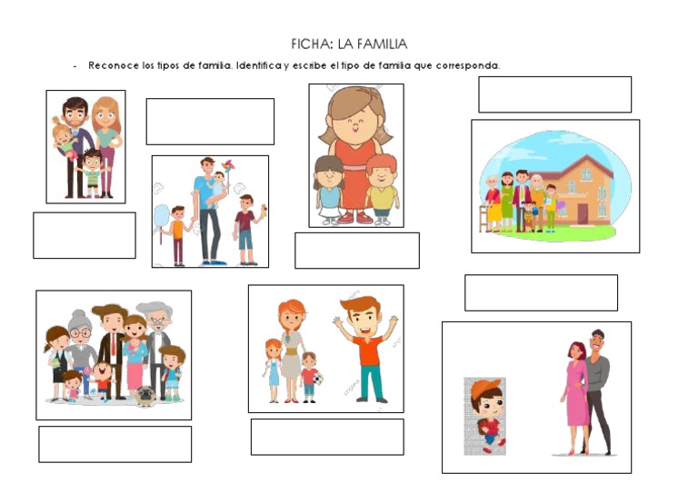 FICHA identifica el tipo de familia jbj | PDF