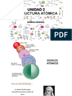 Unidad 2 Estructura Atómica