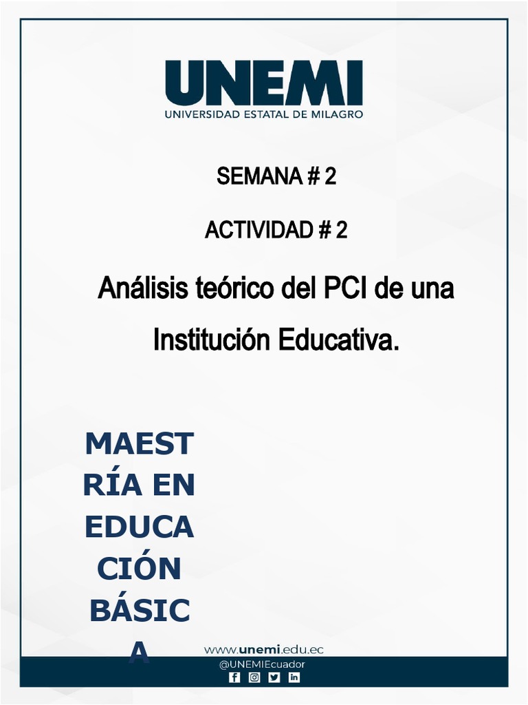 Actividad 2 Pdf Plan De Estudios Evaluación