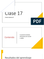 Clase 17: Cinética Química III