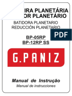 Batedeira Planetária Redutor Planetário: BP-05RP Bp-12Rp Ss