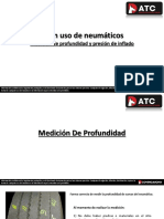 Buen Uso de Neumáticos - Medición de Profundidad de Huella y Presión de Inflado