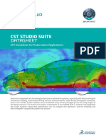 CST Datasheet em Simulation For Automotive Application