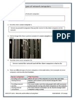 Types of Network Computers: Questions