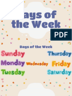 Days of The Week