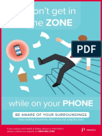Don't Get in The ZONE: While On Your PHONE