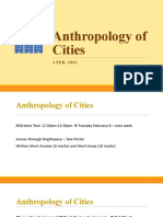 Anthropology of Cities