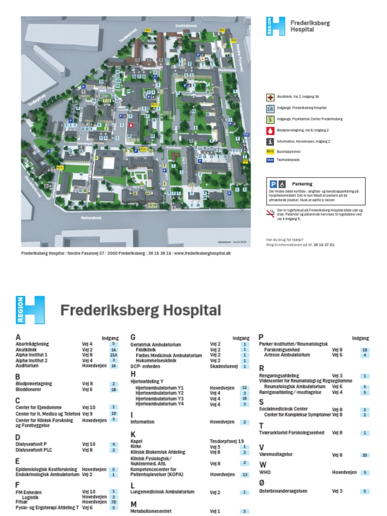 Kort Over Frederiksberg Hospital | PDF