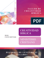 Taller de Creatividad Bíblica: Daniela Bravo - Leyendo Su Palabra