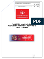 Plan para La Vigilancia, Prevención Y Control de Covid-19 en El Trabajo