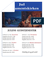 Jul I Sakramentskirken: Julens Gudstjenester