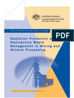 Code of Practice & Safety Guide by Australian Radiation Protection and Nuclear Safety Agency