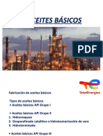 Fabricación de aceites básicos: procesos de refinación y clasificación API