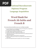 Copy - of - French Ab Initio - and - French - B 2020 Theme Wise Vocabulary List