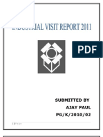 Industrial Visit Report by Ajay
