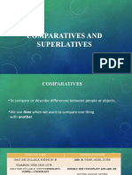 Comparatives and Superlatives