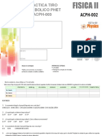 ACPH-002: Practica Tiro Parabolico Phet ACPH-003