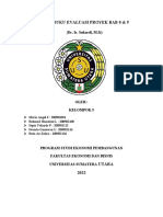 BAB 8 Dan 9 Buku Evaluasi Proyek - Kelompok 5 Genap