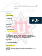 Preguntas Responda El Siguiente Cuestionario Pregunta 1: UNIDAD LL (Objetivos de Comunicación) - TEMA 2 - 8 PREGUNTAS