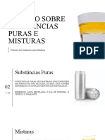 Revisão Sobre Substâncias Puras E Misturas: Professor José Guilherme Lopes Mendonça