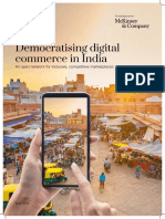 Democratising Digital Commerce in India: ONDC's Vision and Roadmap
