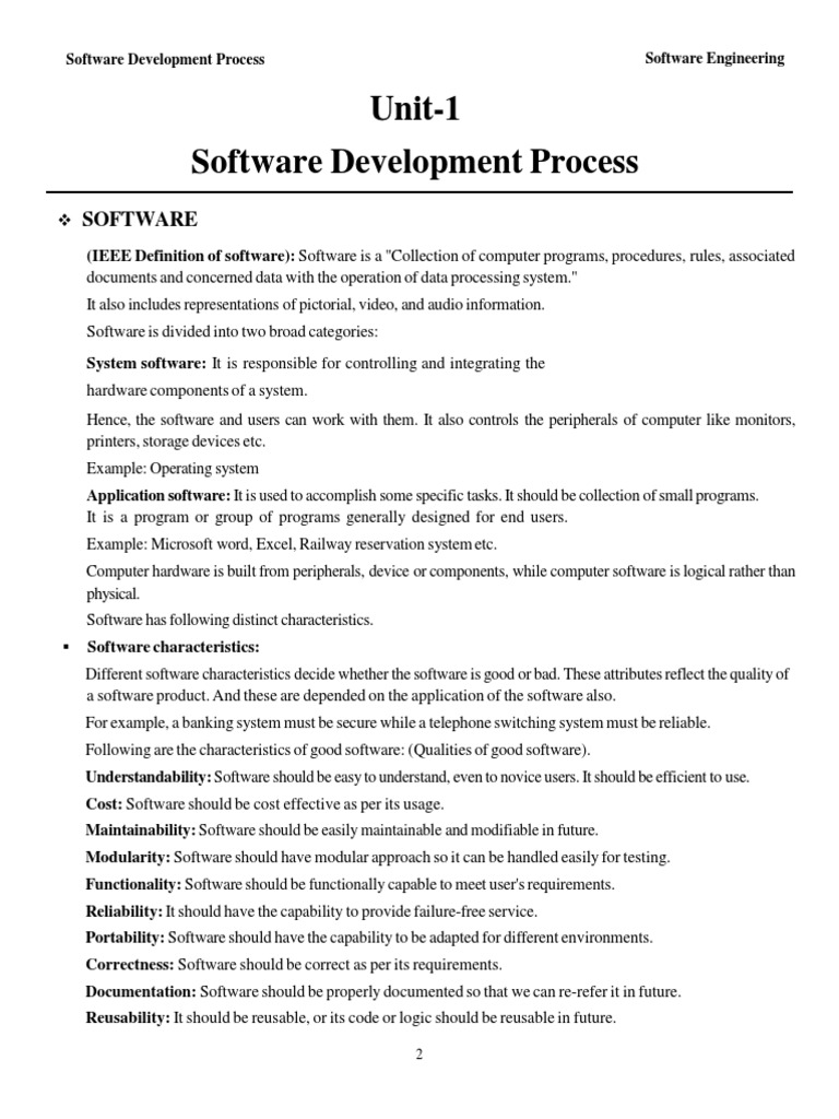 Unit Testing Software Development