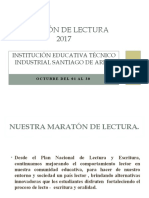 Maratón de Lectura 2017: Institución Educativa Técnico Industrial Santiago de Arma