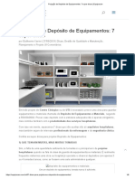 7 dicas projetar depósito equipamentos