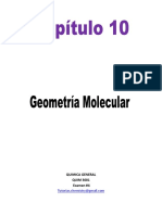 Cap #10 Geometria Molecular (Oficial2018) - (Quimica3001-Examen#4) - (2018-2019) 2