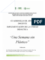 Cuadernillo de Apoyo Unidad Didáctica Una Semana Sin Plástico