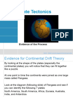 Plate Tectonics: Evidence of The Process