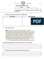 Comprender La Importancia de La Imprenta para La Difusión Del Conocimiento en La Edad Moderna