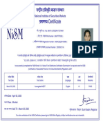 NISM Certificate