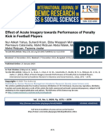 Effect of Acute Imagery Towards Performance of Penalty Kick in Football Players