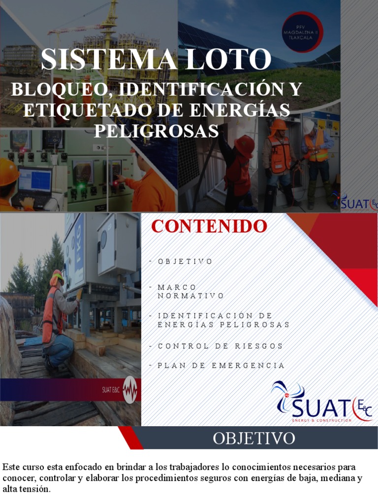 Sistema Loto: Bloqueo, Identificación Y Etiquetado de Energías ...
