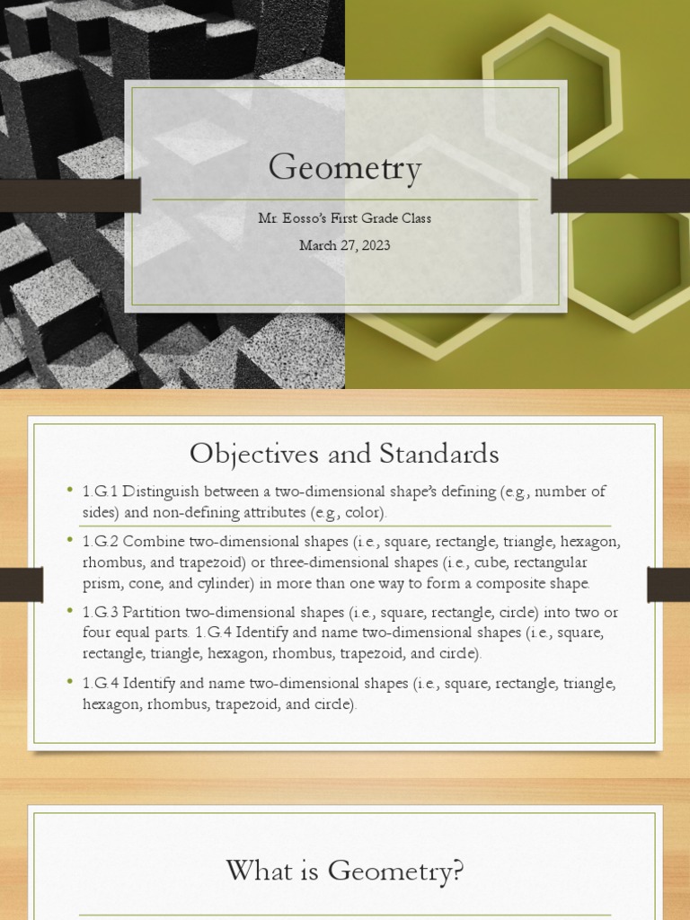 First Grade Geometry Concepts and Activities | PDF | Shape | Rectangle