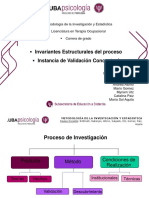 Invariantes Estructurales Del Proceso Instancia de Validación Conceptual