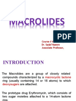 Macrolides: Mechanism of Action, Spectrum and Clinical Uses