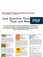 List of Creative Therapy Toys