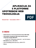 Razvoj Aplikacija Za Mobilne Platforme Upotrebom Web Tehnologija