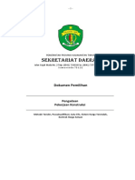 Sekretariat Daerah: Dokumen Pemilihan
