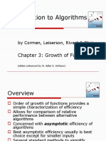 Introduction To Algorithms: Chapter 3: Growth of Functions