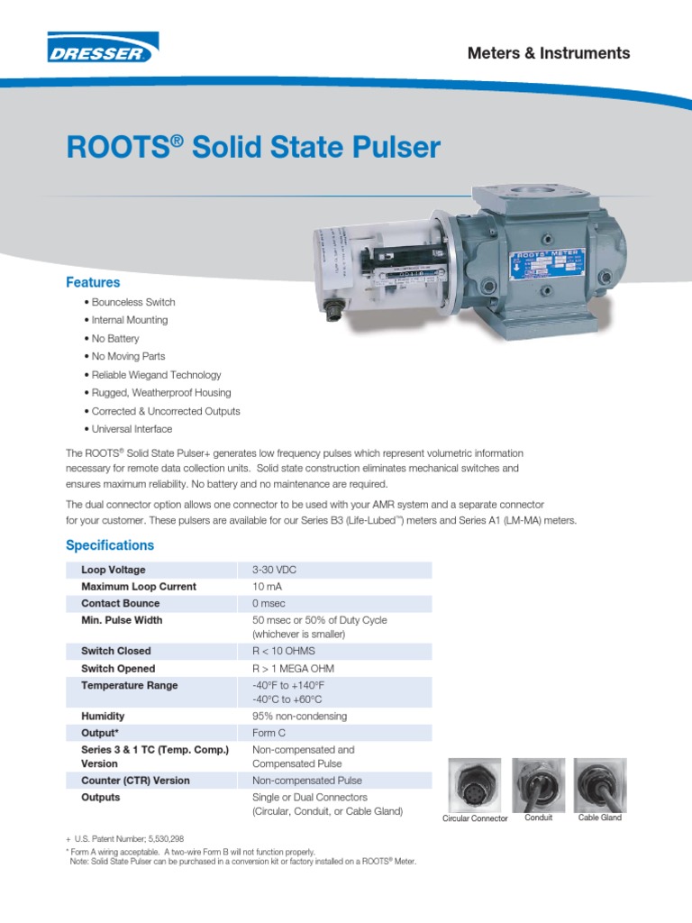 Roots Solid State Pulser: Meters & Instruments | Download Free PDF ...