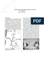 A Geomorphology of The Karak Plateau of Jordan