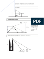 Examen 2do Parcial - Matematica para La Construccion: - Halla La Altura Del Cuerpo Más Alto